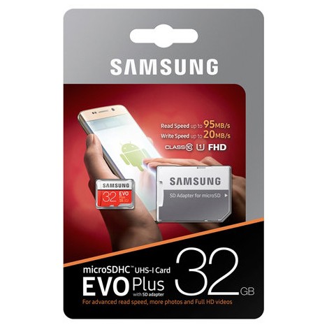 Thẻ Nhớ Samsung Evo Plus Micro Sd / Microsd 32gb 95mbps