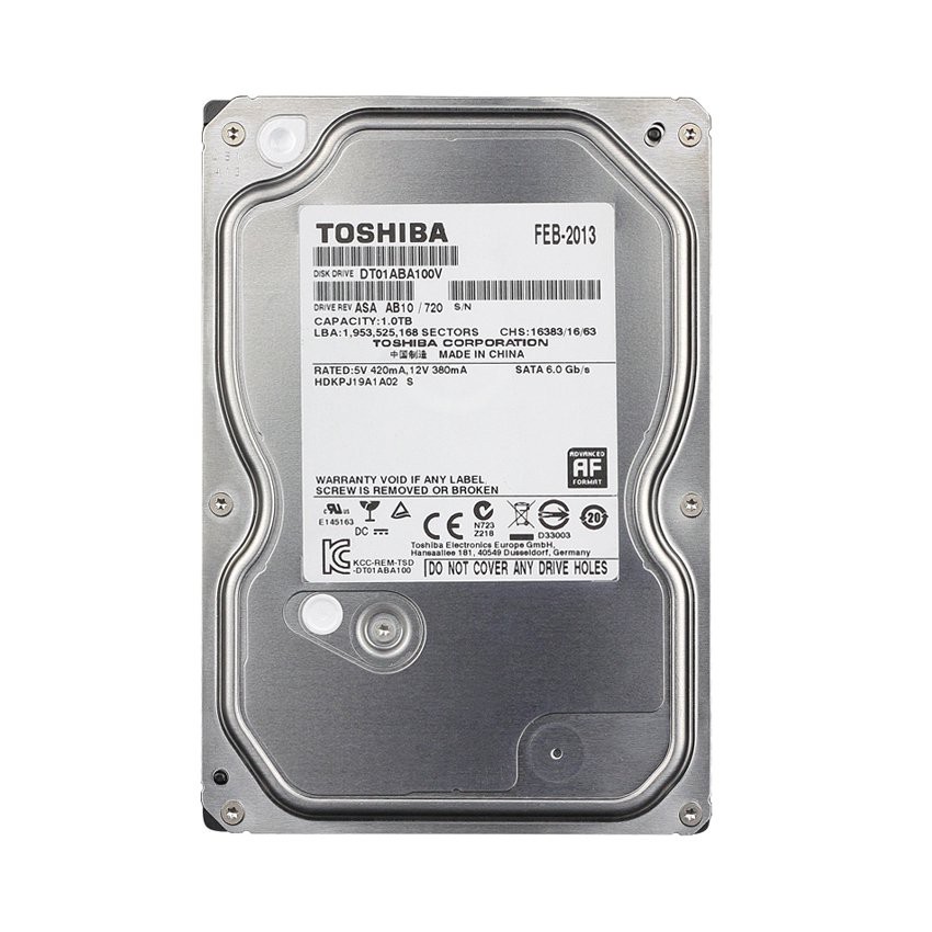 Ổ cứng chính hãng Toshiba 1TB/2TB/3TB/4TB chuyên dùng cho camera quan sát