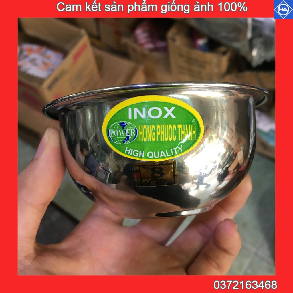Bát inox bé size 8cm, dùng pha mặt nạ, đựng dụng cụ