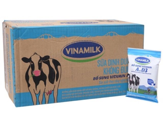 Thùng vinamilk bịch 48 gói 220ml các vị