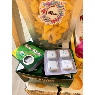 1 vỉ 4 viên kẹo bạc hà the mát