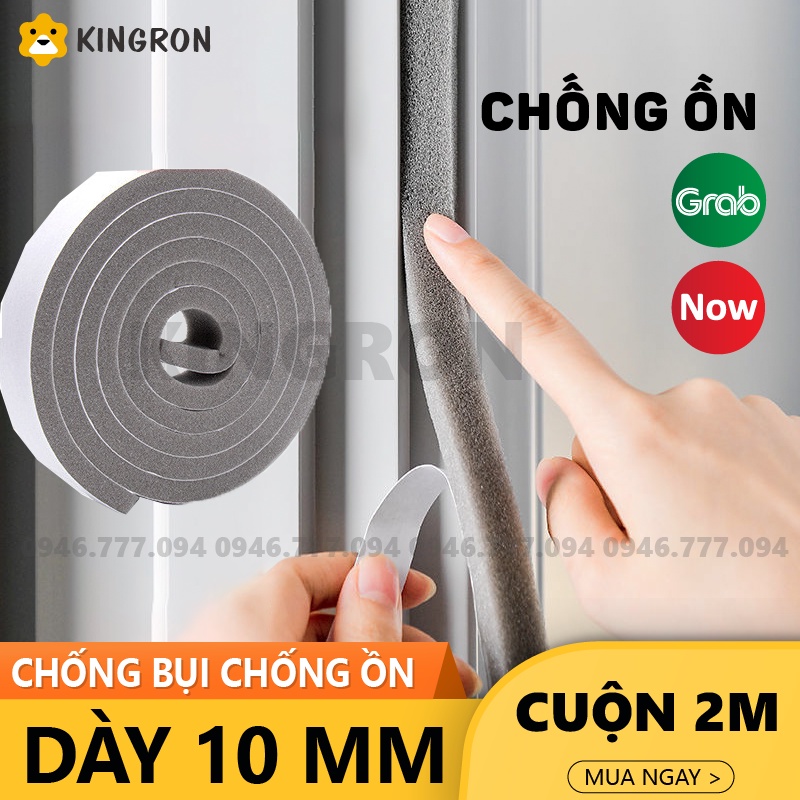 Xốp cách âm cách nhiệt ⭐ Nẹp chống côn trùng chống bụi lắp đặt ở cửa đi cửa sổ KINGRON