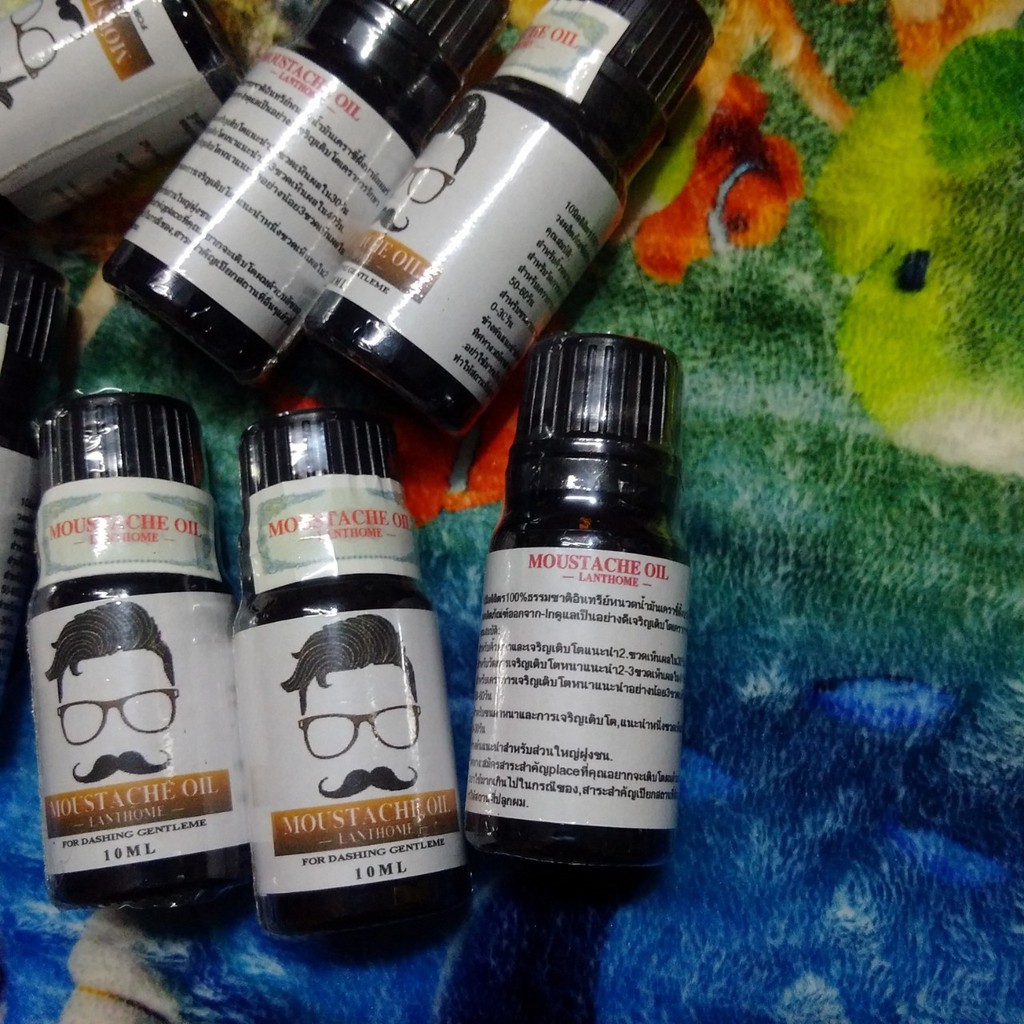 [Sỉ-Rẻ] Dung Dịch Mọc Râu Moustache Oil Thái Lan có tem [Lẻ-Sỉ]