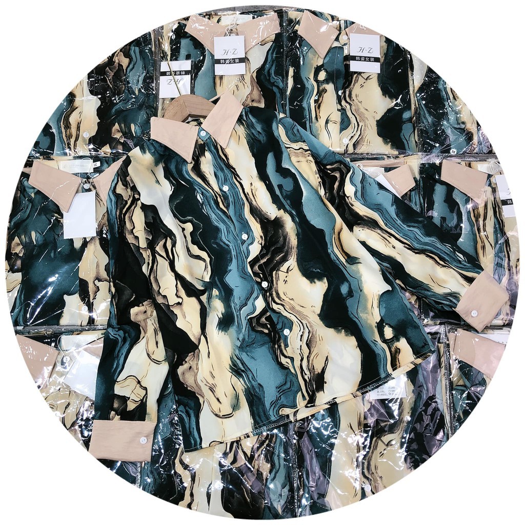 [Mã FAMAYWA giảm 10K đơn 50K] Áo sơ mi SÓNG XANH cùng bạn gái xuống phố | BigBuy360 - bigbuy360.vn