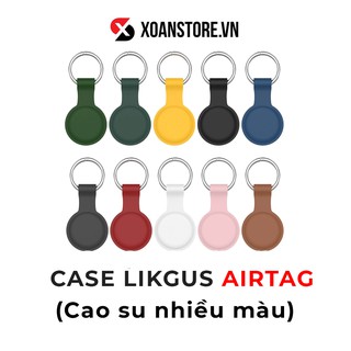 Móc khoá Airtag, vỏ bọc silicon likgus chính hãng, bao cao su bảo vệ
