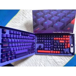 Bộ nút bàn phím Keycap AKKO NEON (PBT Double-Shot, Cherry profile, 157 nút)