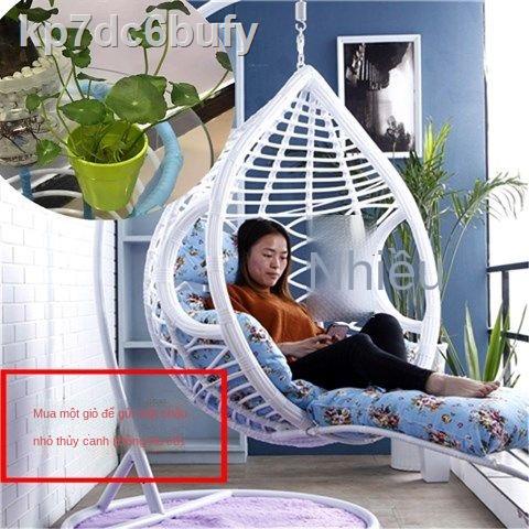 ✲✺Giỏ treo Ghế đan chéo Tổ chim lười trong nhà Võng Ban công bập bênh sàn mùa thu Thảm chống trượt