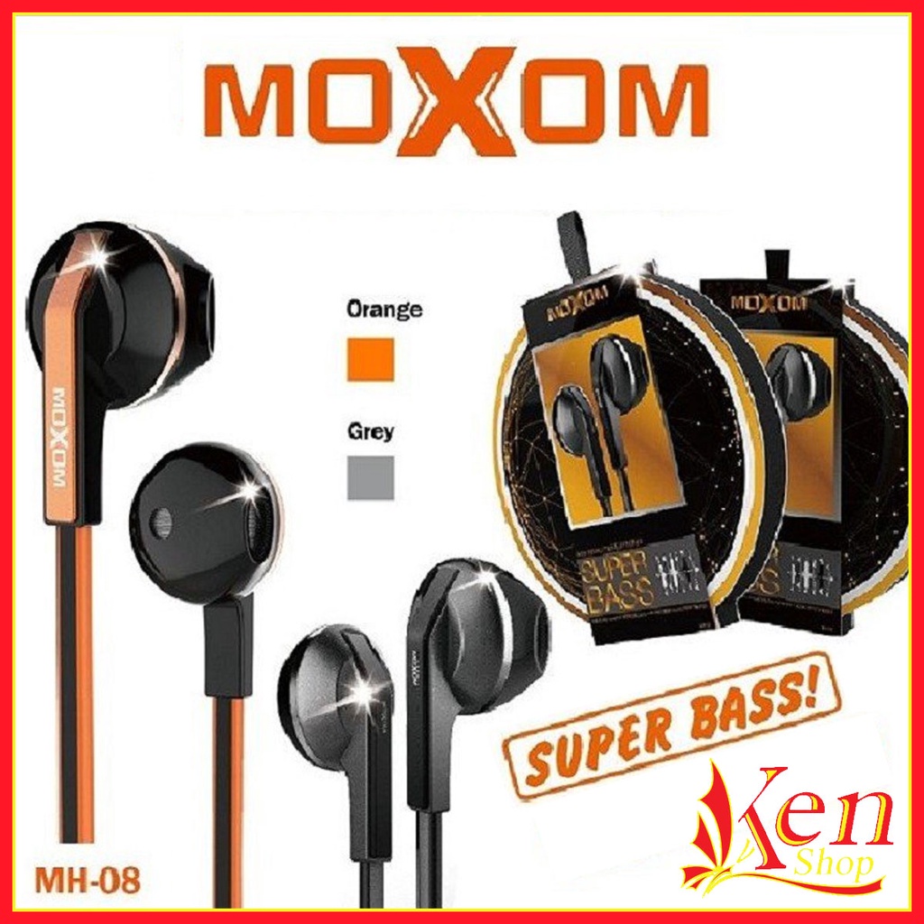 Tai Nghe Có Dây Nhét Tai Chính Hãng MOXOM MH - 06 / 08 / 10 / 11 / 12 / 13 / 14 Giá Rẻ