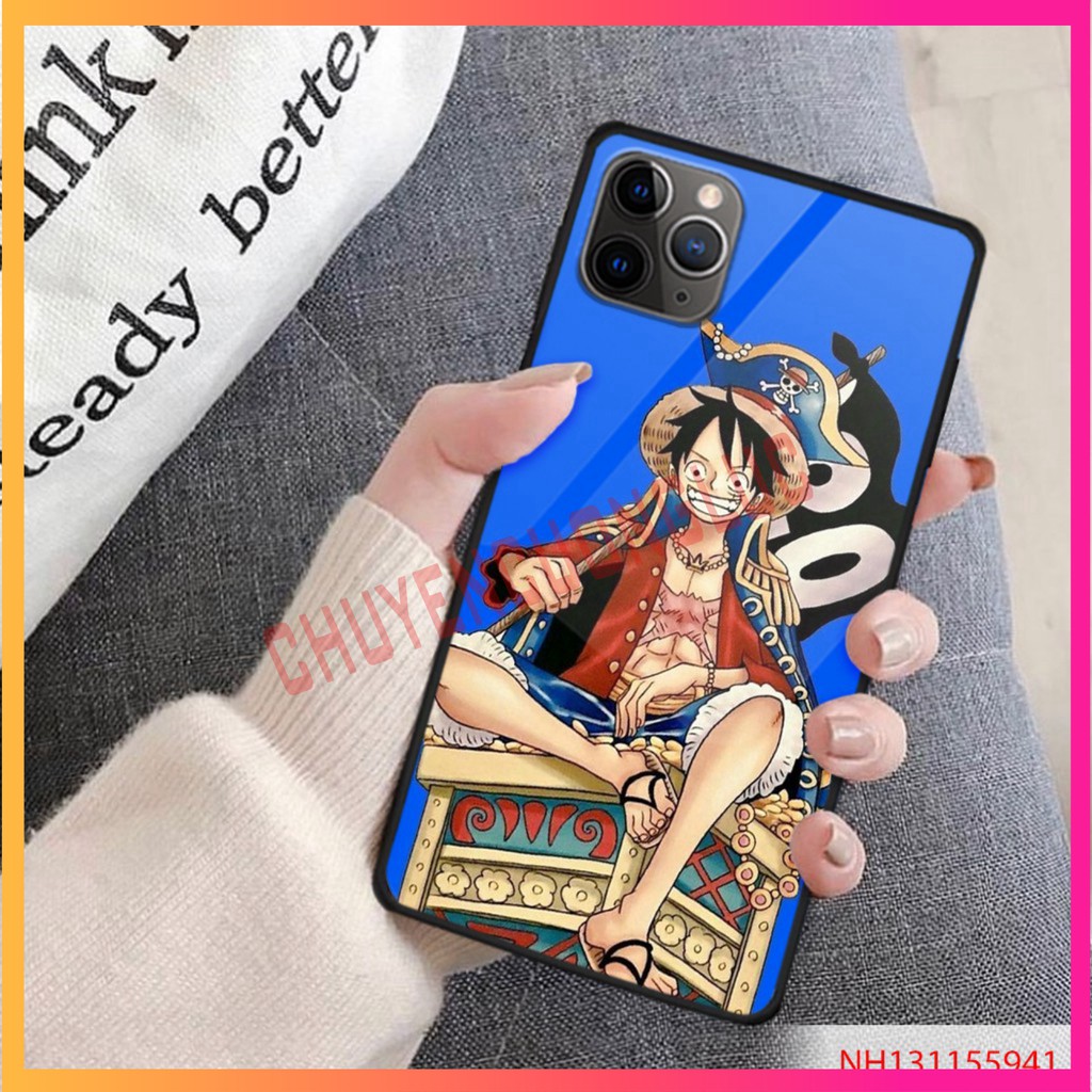 [HOT] - ỐP IPHONE, SAMSUNG TRÁNG GƯƠNG NHÂN VẬT LUFFY TRONG ONE PIECE NH131155941