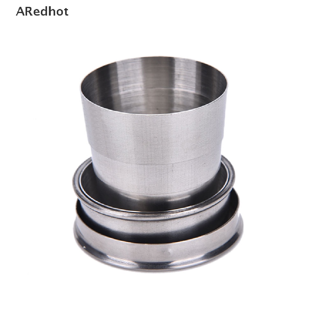 Cốc du lịch dạng gập bằng thép không gỉ nhỏ gọn tiện lợi
