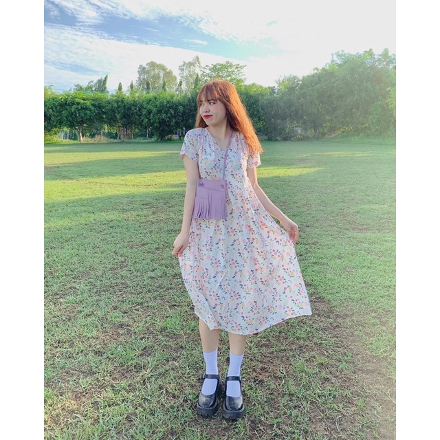 Đầm babydoll hoa