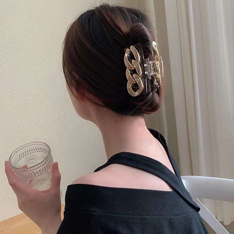 Kẹp Tóc Kim Loại Phong Cách Hàn Quốc 2021 Cho Nữ