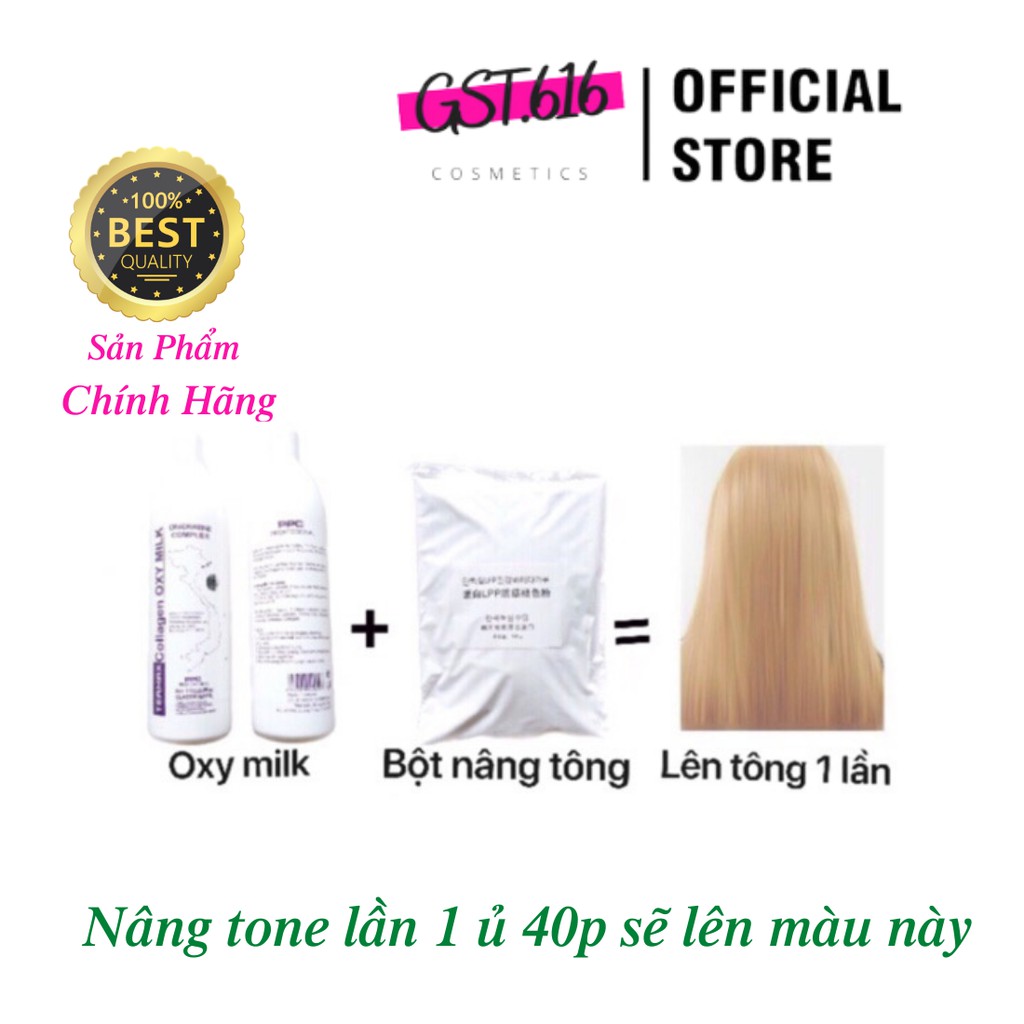 Bột tẩy tóc cao cấp không khô gây hại cho tóc GST