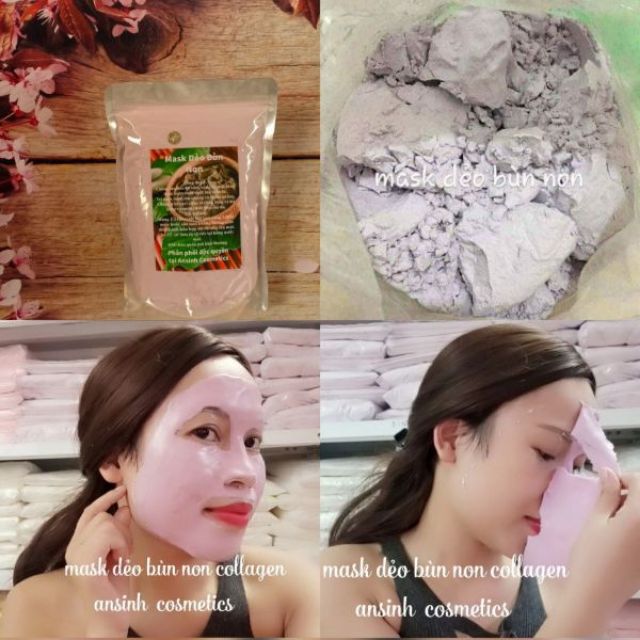 1kg mặt nạ dẻo bùn non handmade