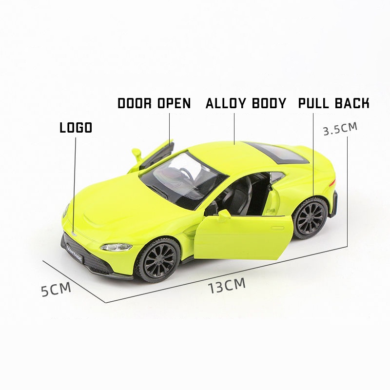 Mô Hình Xe Hơi Aston Martin Vantage Bằng Hợp Kim Tỉ Lệ 1: 36