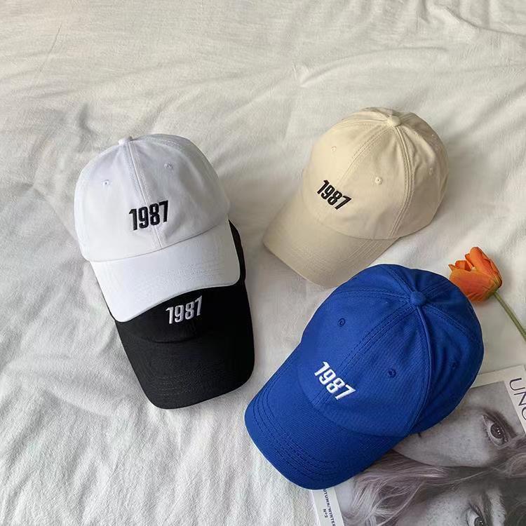 Mũ lưỡi trai THE CAPAL 1987 phong cách Hàn Quốc đơn giản cho nam và nữ