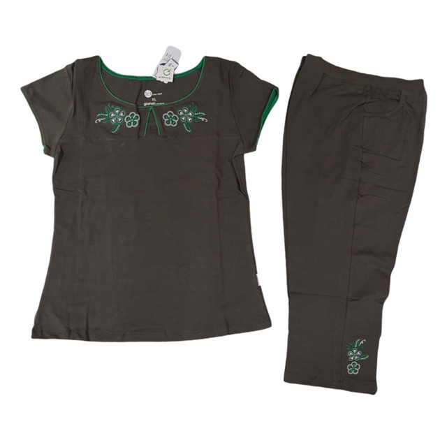 Bộ Mặc Nhà Gia Hồi quần Lửng Size XL