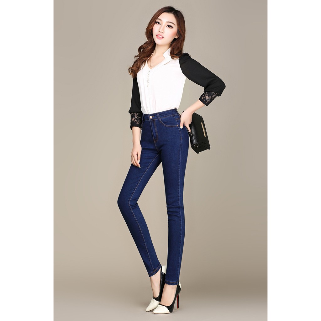 Quần Jean Nữ BIGSIZE FREE SHIP Quần Bò Nữ Cho Người Mập Béo Size Lớn