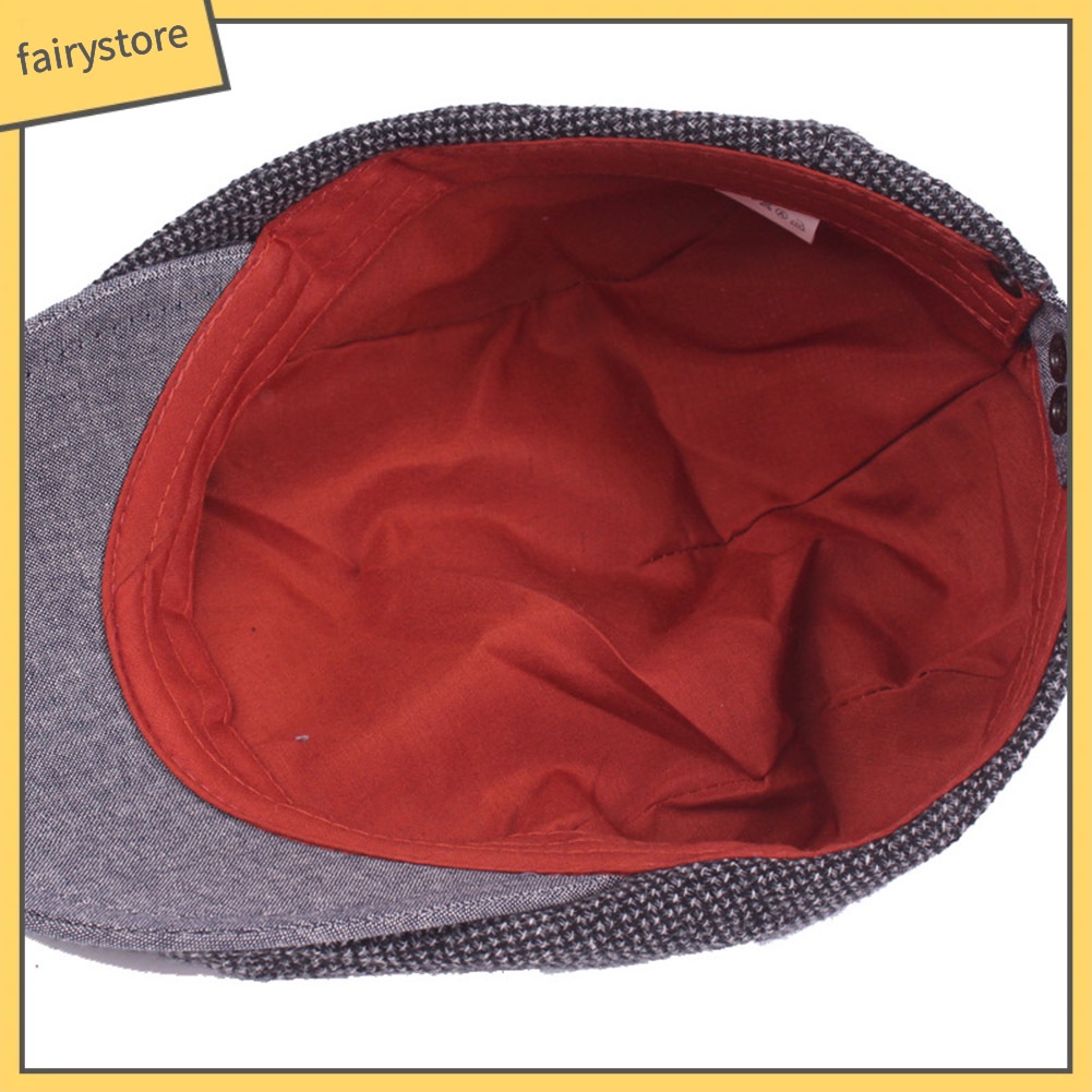 Mũ Nồi Chất Cotton Phong Cách Retro Cho Nam Trung Niên