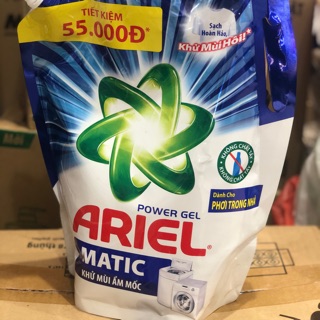 Nước giặt đồ ariel khử mùi ẩm mốc 2.15kg