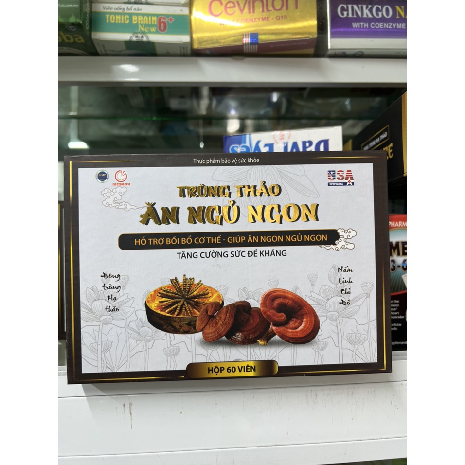 Trùng Thảo Ăn Ngủ Ngon Hỗ Trợ Bồi Bổ Cơ Thể Giúp Ăn Ngon Ngủ Ngon Tăng Cường Sức Đề Kháng