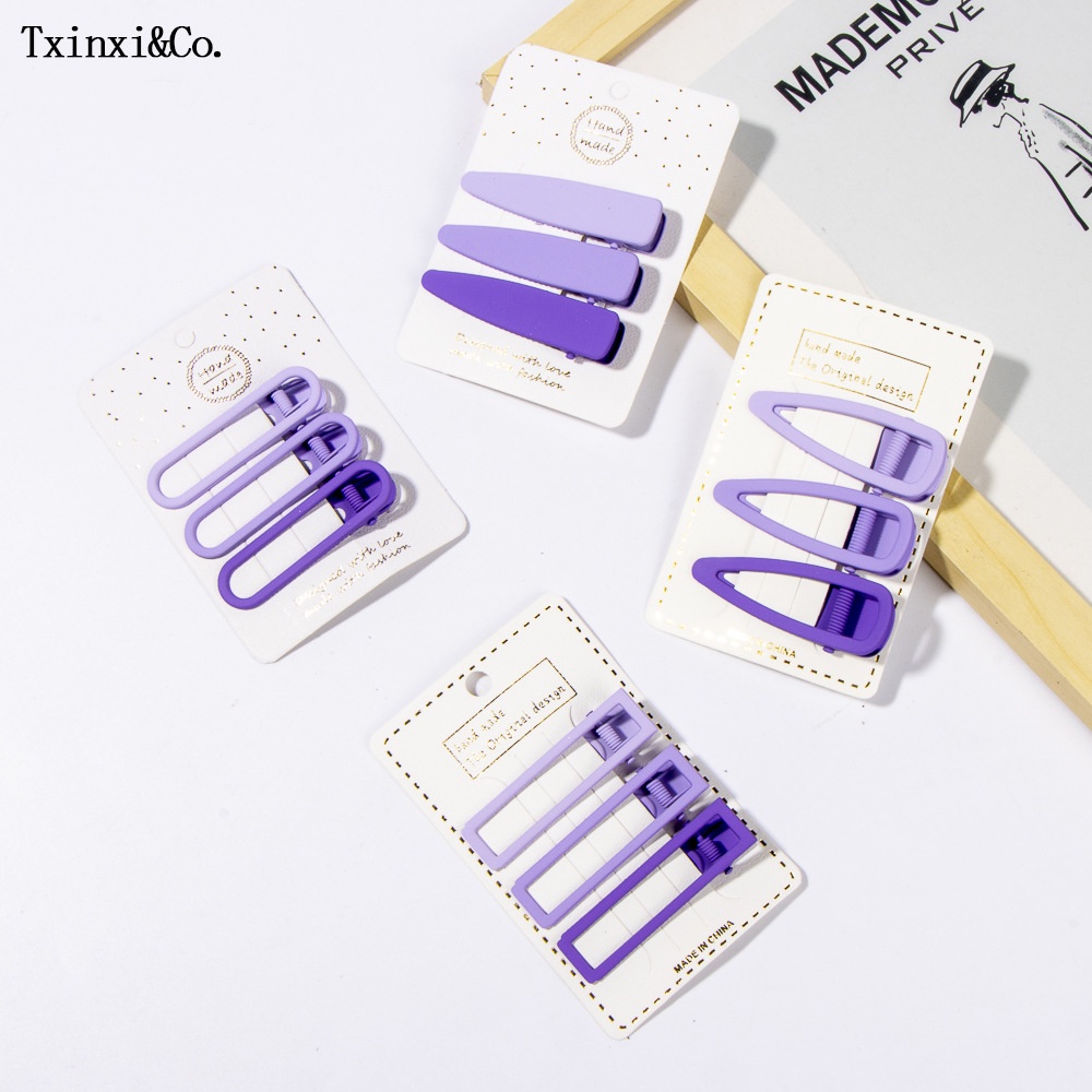 Combo 3 kẹp tóc mái đầy màu sắc cho mùa hè đầy sắc màu