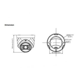 Camera bán cầu TVI HiLook THC-T120-PS - 2MP