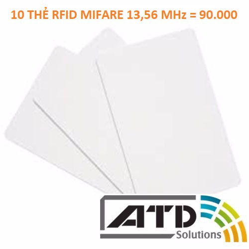 10 thẻ RFID Mifare 13,56 MHz