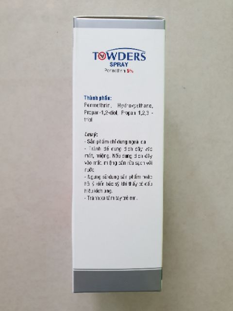 Xịt ghẻ ngứa Towders Spray 100ml  (Permethrin 5%)