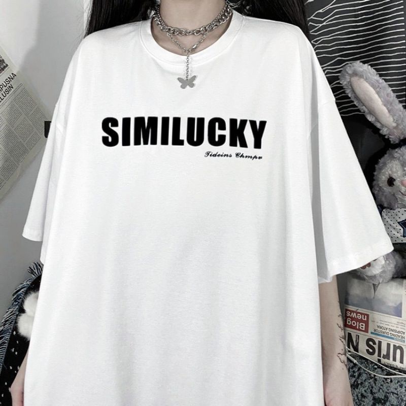 Áo thun ❤Có size tay lỡ unisex SIMILUCKY