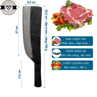 Dao chặt cán sắt bằng nhíp xe siêu bền -HL11