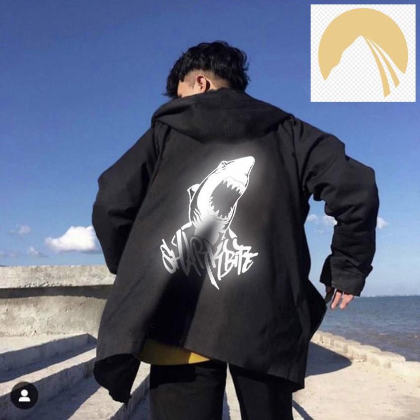 (FREESHIP) ❤ Áo Khoác Dù 2 lớp Nam Nữ Unisex - in phản quang 7 màu/Sáng Trắng (PQ003) Bao Hot