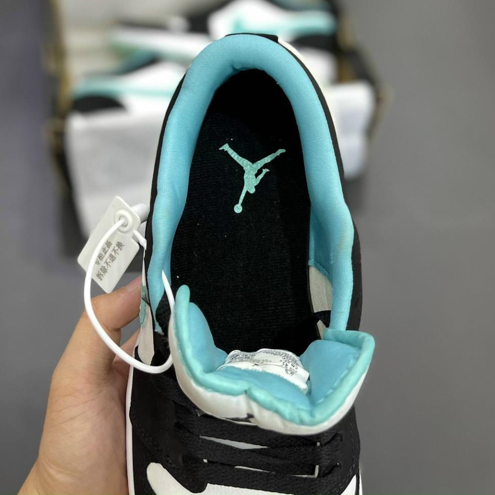 Giày  JorDan 1 Xanh ngọc ,jordan cổ thấp đế xanh Đế Phản Quang Giày Thể Thao Nam Nữ Thấp Cổ Full Phụ Kiện | BigBuy360 - bigbuy360.vn