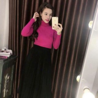 Áo len cổ lọ