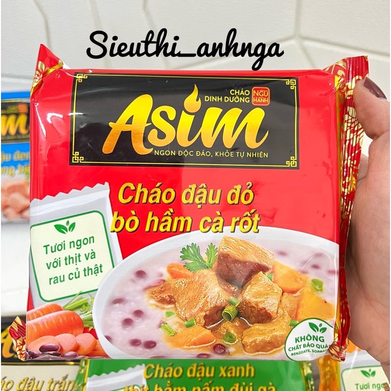 CHÁO ĂN LIỀN ASIM NGŨ VỊ 72G