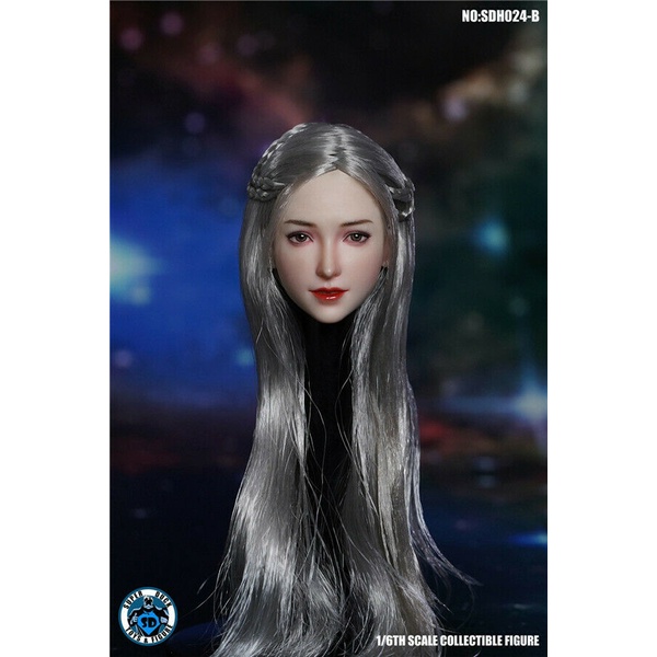 Mô Hình Đầu Nhân Vật Nữ Tỉ Lệ 1:6 SDH024B 12"
