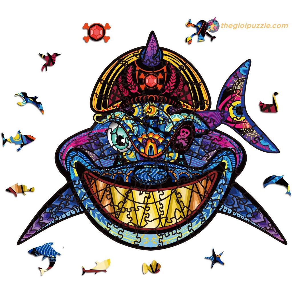 Bộ Xếp Hình Gỗ Thegioipuzzle Ghép Hình Puzzle TGP068