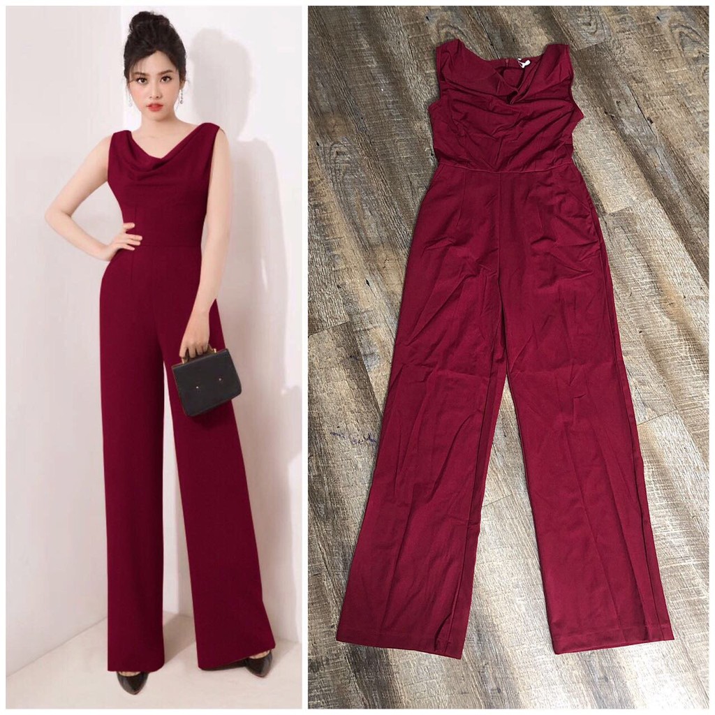 Đồ Bay Dài 💕FREESHIP💕Giảm 45k Khi Mua Đơn Từ 500k - Jumpsuit dài cổ đổ ống suông TJ961 | BigBuy360 - bigbuy360.vn