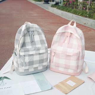 [ORDER] Balo kẻ caro nam nữ đeo được