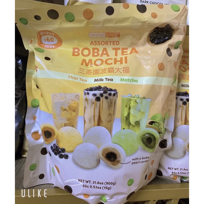 Bánh Trà Sữa trân châu Mochi Boba 3 vị ( Thai Tea , Milk Tea, Trà xanh )