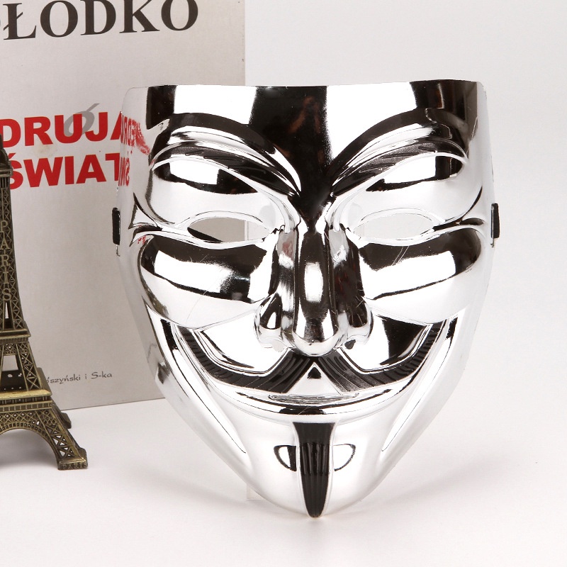 Mặt Nạ Hacker Chúa Anonymous Cực Ngầu  - Phụ Kiện Hóa Trang, Cosplay Halloween