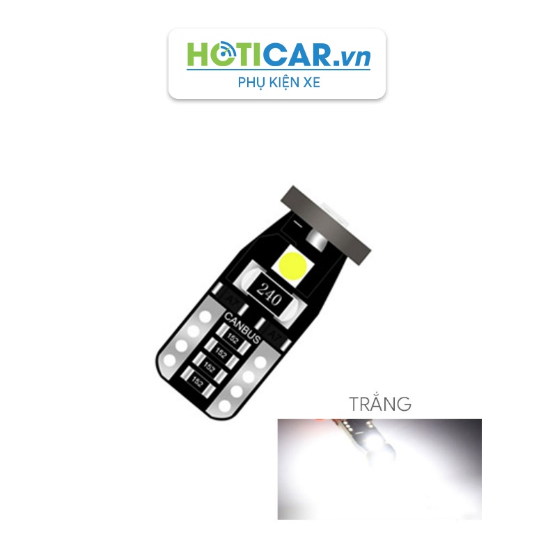 Đèn LED  xi nhan, demi, đọc sách, trần, cốp, đồng hồ taplo chân T10 T103030-3A