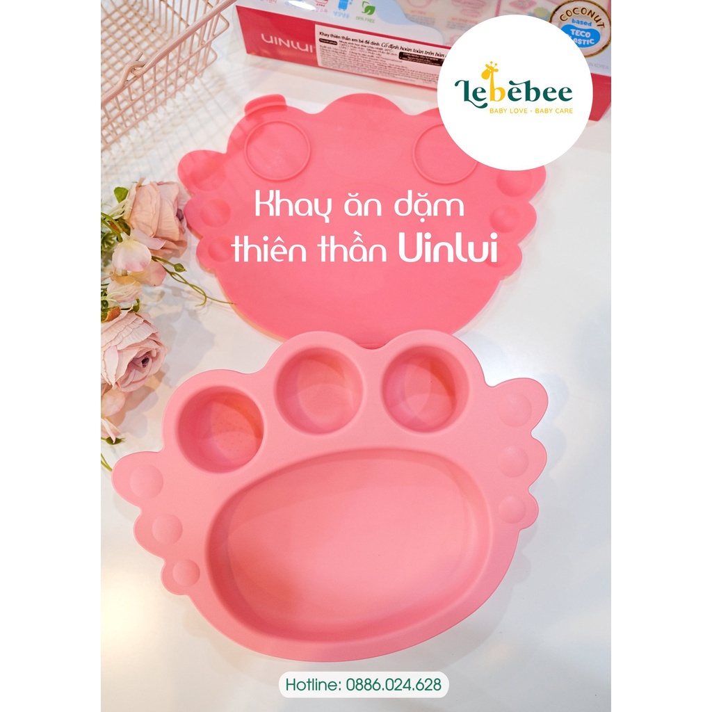 Khay ăn dặm thiên thần Uinlui cho bé