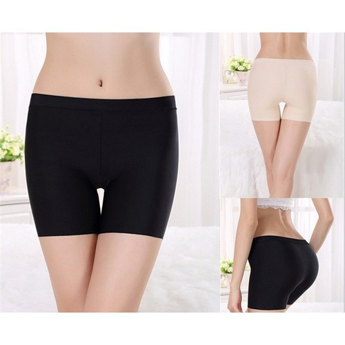 Quần lót su thông hơi, quần mặc trong váy mềm mịn không lộ viền siêu mát mặc dáng dài 6530