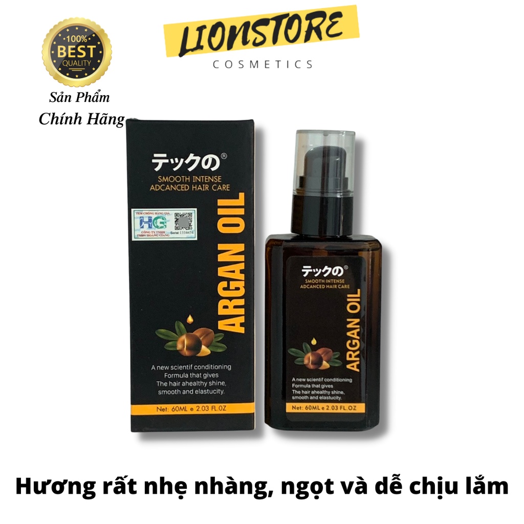 Tinh dầu dưỡng tóc serum dưỡng tóc uốn Meiki argan oil 60ml