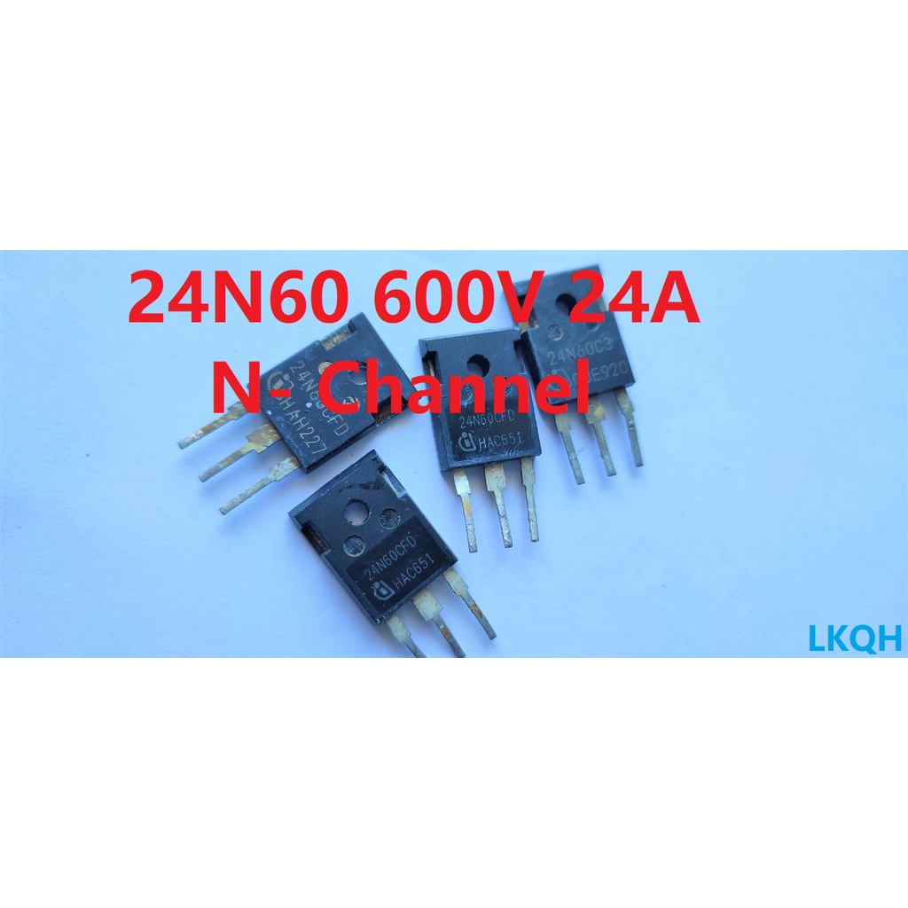 24N60 Mosfet 24N60 N Channel 24A/600V chính hãng inferneon tháo máy