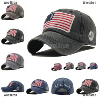 Woodaron USA Cờ Patch Hat Nhà điều hành chiến thuật quân sự Mũ bóng chày có thể tháo rời