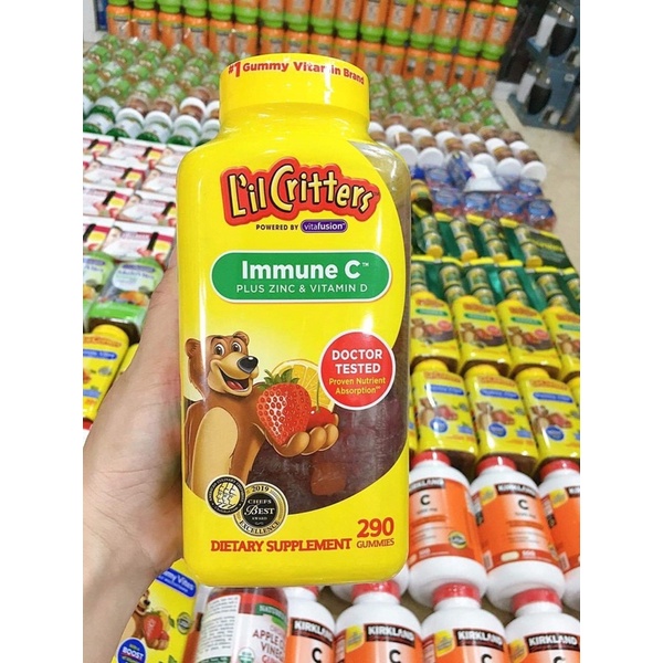 Kẹo Dẻo Bổ Sung Vitamin C và zin C Hộp 290 viên