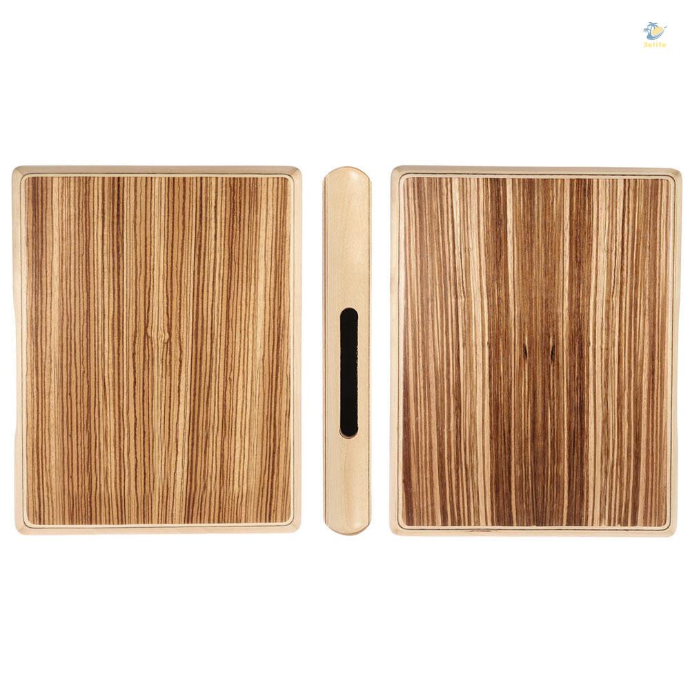 Trống Cajon Phẳng 31.5 * 24.5 * 4.5cm Tiện Dụng Mang Theo Du Lịch