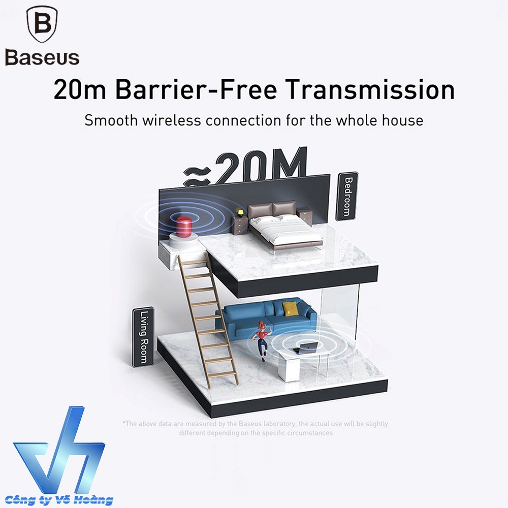 USB Bluetooth 5.0 tốc độ cao Baseus BA04 Bluetooth Receiver- HSHOP